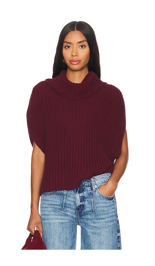 Cate Sweater in Wine. - size XL (also in L, M, S, XS)