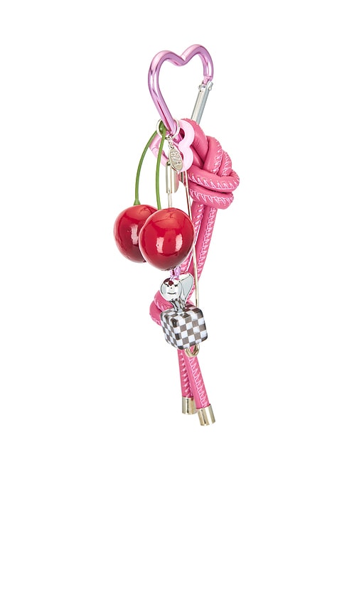 Bag Charms in Pink.