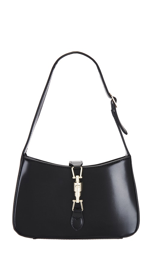 Justine Shoulder Bag in Black.