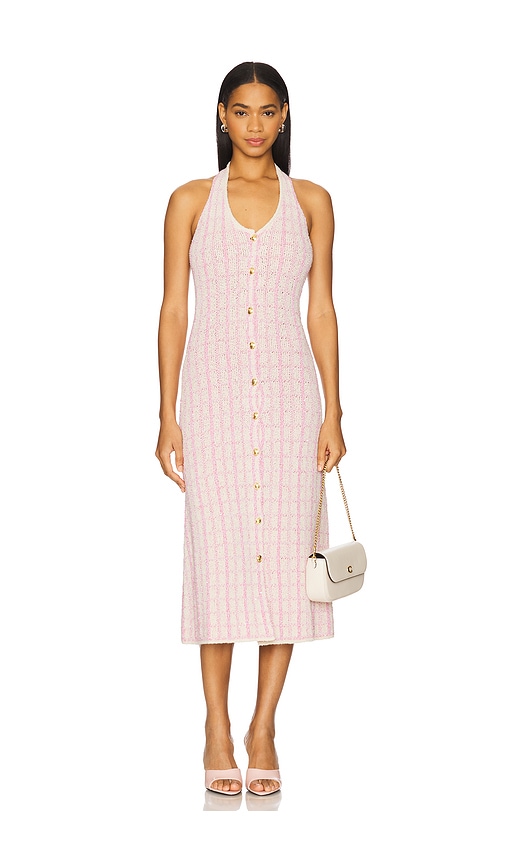 Bianca Halter Dress in Pink. - size XS (also in L, M, S, XL)
