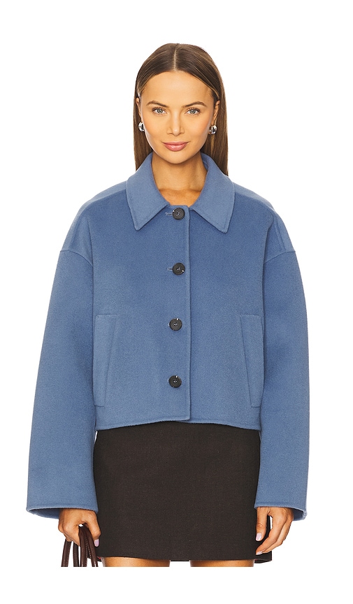 Jaia Single Breasted Jacket in Blue. - size XL (also in L, M, S)