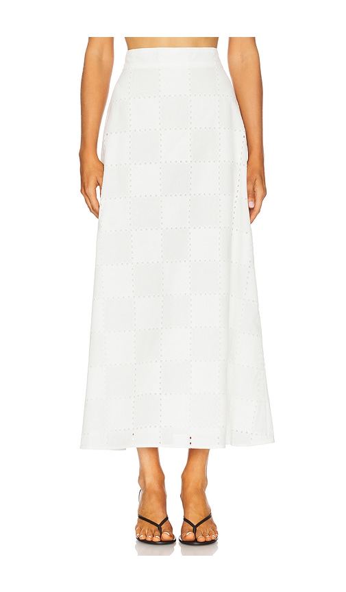 Samantha Maxi Skirt in White. - size 38 (also in 34, 36, 40)