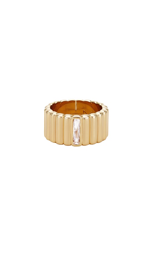 Lisa Ring in Metallic Gold. - size 8 (also in 6, 7)