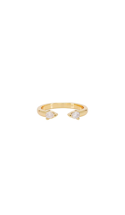 Lyra Ring in Metallic Gold. - size 8 (also in 5, 6, 7)