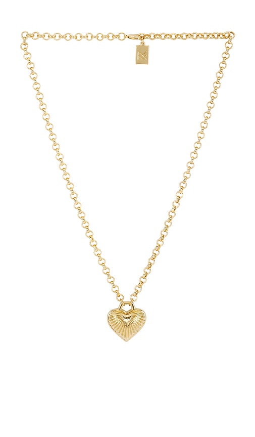 Juliet Necklace in Metallic Gold.