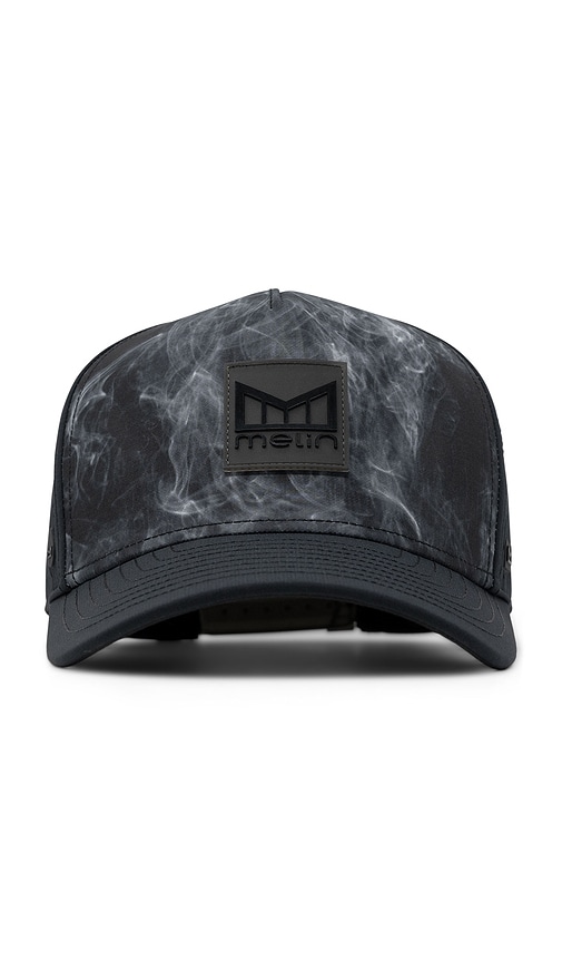 Hydro Odyssey Stacked Cap in Black. - size S (also in M/L, XL)