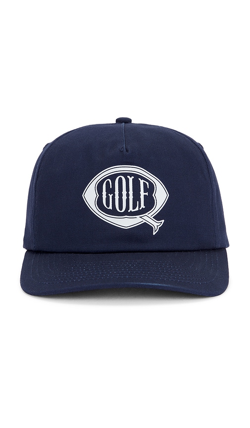 Q Ball 5-Panel Hat in Black.