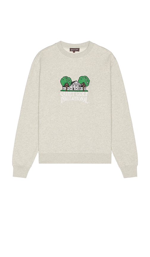 Invitational Crew Neck Sweatshirt in Light Grey. - size XL/1X (also in L, M, S, XXL/2X)