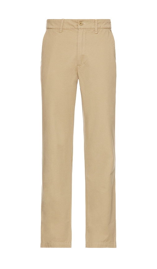 Monogram Chino Pant in Beige. - size XXL/2X (also in L, S, XL/1X)