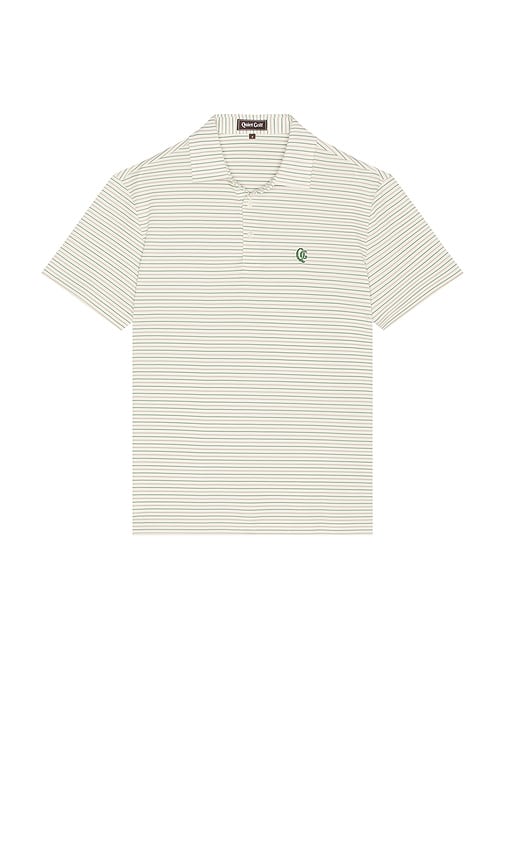 Teo Short Sleeve Polo in Ivory. - size XXL/2X (also in L, M, S, XL/1X)