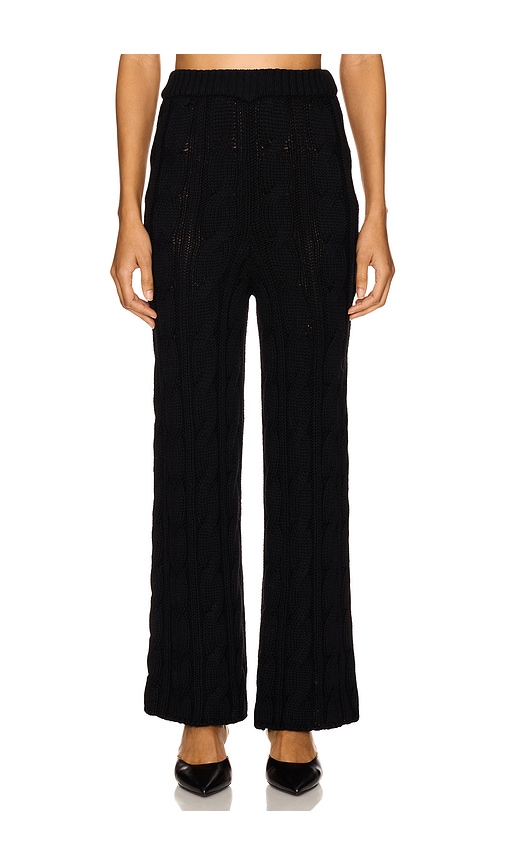 Knit Pant in Black. - size S (also in L, M, XS)