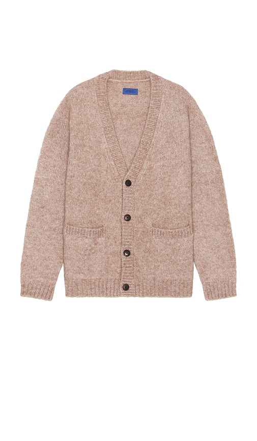 Michael Shaggy Wool Cardigan in Brown. - size S (also in L)