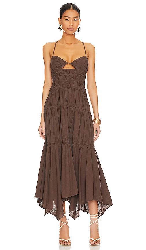 Sndys Tahlia Dress In Chocolate