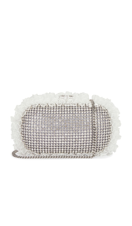 SELF-PORTRAIT X CHRISTOPHER KANE CRYSTAL LACE DETAIL CLUTCH