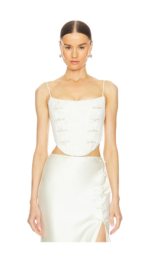 Nadia Corset Top in White. - size 4 (also in 0)