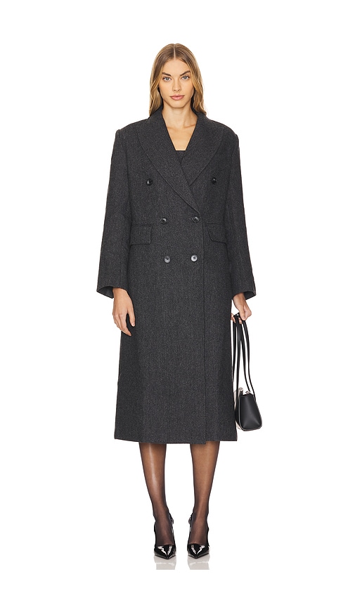 Leonard Coat in Charcoal. - size XL (also in M, S)