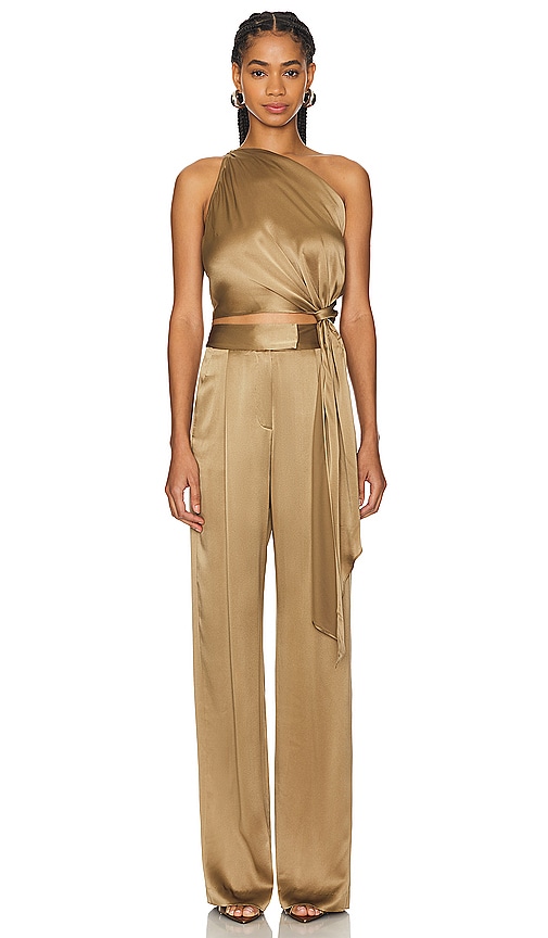 The Sei Top Mit Asymmetrischer Schulter In Brown