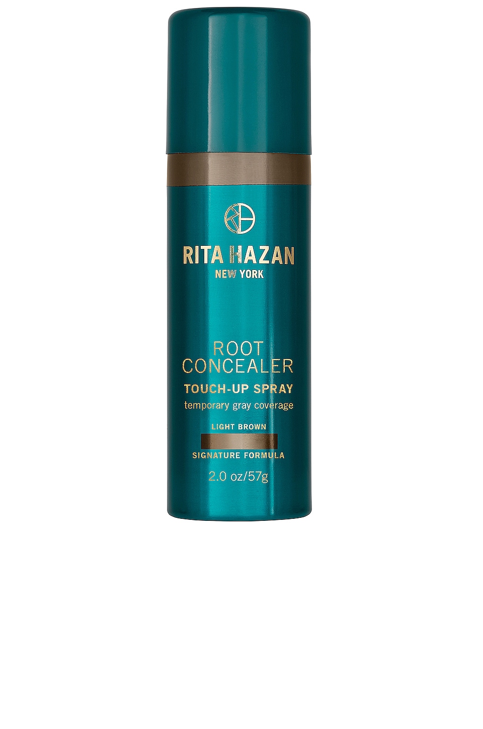Rita Hazan Root Concealer Touch-up Spray Temporary Gray Coverage Light Brown 2 oz